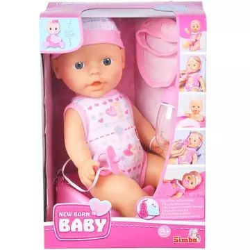 Nyfødt baby interaktiv dukke - 30 cm - .billede
