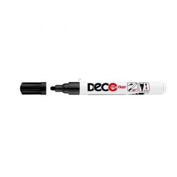 ICO Decomarker lakk filctoll - fekete