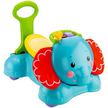 Fisher-Price: Slon 3-v-1 - Poskakuj, Hodaj & Vozi - .slika