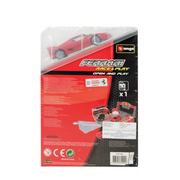 Bburago Ferrari Open and Play komplet: Ferrari F40 - rdeč 1:43 - .slika