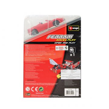 Komplet Bburago Ferrari Open and Play: Ferrari F430 Cabrio - rdeč 1:43 - .slika