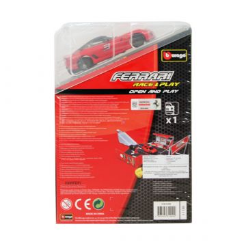 Bburago Ferrari Open and Play komplet: Ferrari 599 - rdeča 1:43 - .slika