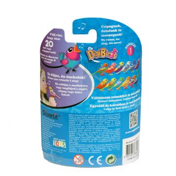 Digibirds: Ptica - vijolično-rumena, Sophie - .slika