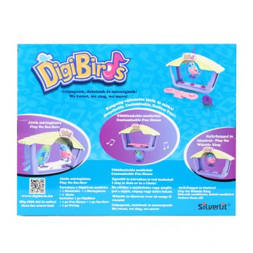 Digibirds: V hiši za ptice - rožnato-modra, Ruby - .slika