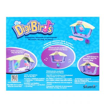 Digibirds: V hiši za ptice - svetlo modra-zelena, Amber - .slika