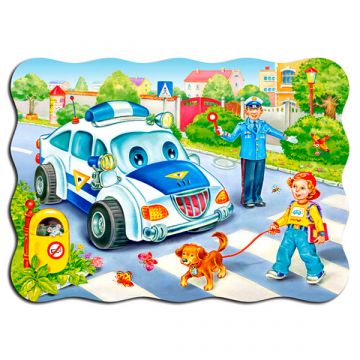 Prometni policist - 30-delna sestavljanka - .slika