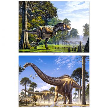 Dinozavri - 2 v 1 sestavljanka - .slika