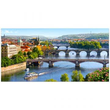 Mosti na Visli, Praga, Češka republika - 4000-delna sestavljanka - .slika