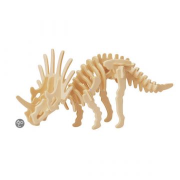 Dinozaver lesena gradbena standardna garnitura - Styragosaurus - .slika
