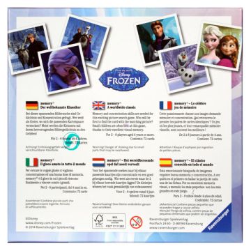 Disneyjeve princese: Frozen - igra spomina - .slika