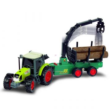 Dickie Farm Worker traktor - prikolica za prevoz hlodov - .slika