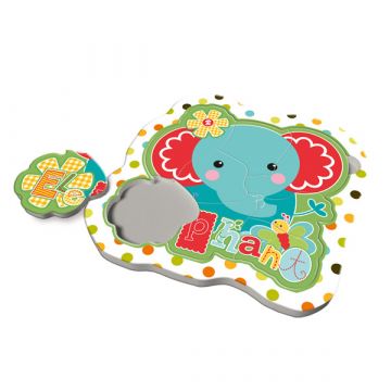 Fisher-Price: Elefun - 8-delna lesena sestavljanka - .slika