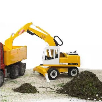 Bruder: Liebherr 912 markológép - 39 cm - . kép