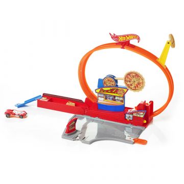 Hot Wheels City: Hitrostna dirkalna steza Speedy Pizza - .slika