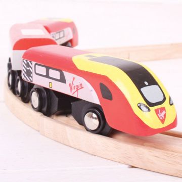 Vlak Bigjigs Virgin Pendolino - .slika
