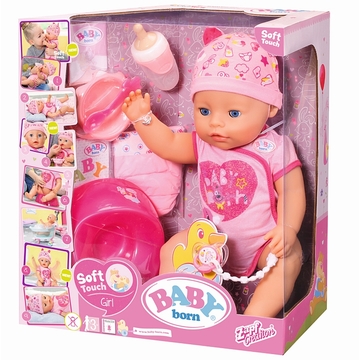 Baby Born: 8 funkciós interaktív lány baba - többféle - . kép