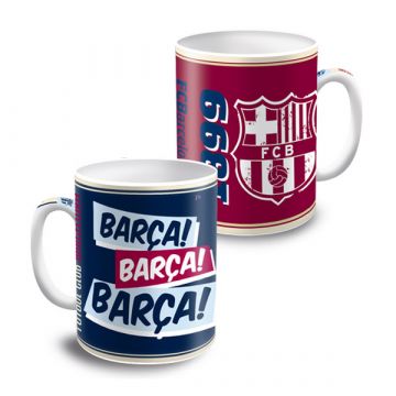 FC Barcelona: vrček - bordo-modra - .slika