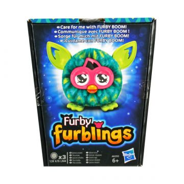 Furby Furblings mini interaktív plüssfigura - kék-zöld