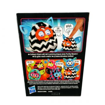Minifigurica Furby Furblings interaktivna plišasta igrača - črno-bela - .slika