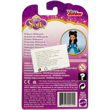 Disney princese: Sofia mini lutke - Hildegard v modri obleki - .slika