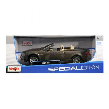 BMW M6 avtomobilski model - 1:18, temno siva - .slika