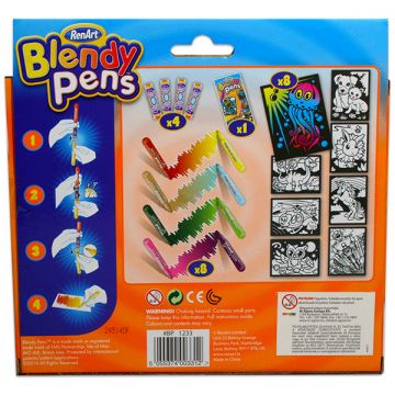 Komplet Blendy Pens: Žametni plakati z markerji - .slika