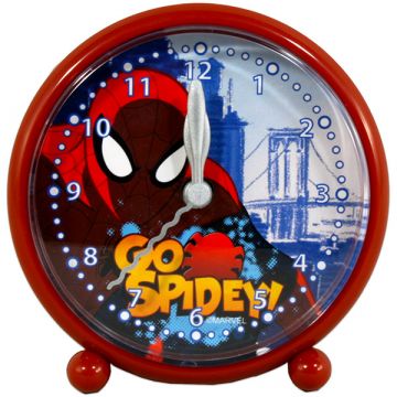 Pókember: Ultimate Spider-man ébresztőóra - piros