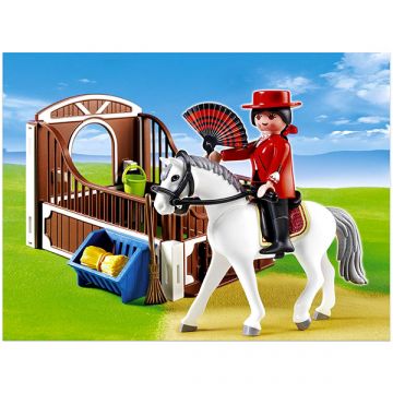 Žrebec andaluz s ogrado - 5521 - .slika