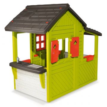 Smoby Floralie nagy zöld keri házikó - . kép