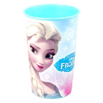 Disney hercegnők: Jégvarázs műanyag pohár - világoskék