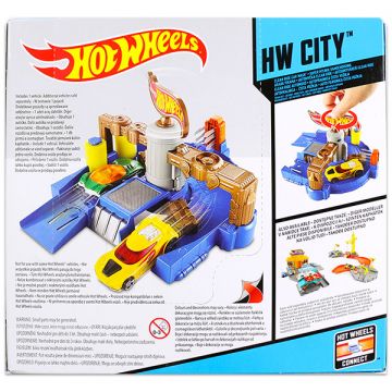 Pralnica avtomobilov Hot Wheels City: Clean Ride z avtomobilčkom - .slika