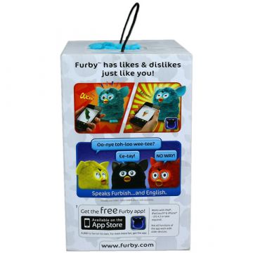 Interaktivna modra plišasta figura Furby - .slika