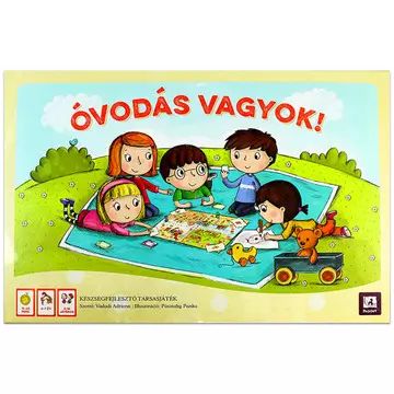 Vadadi Adrienn: Eu Sou um Pré-escolar jogo de tabuleiro - .Imagem