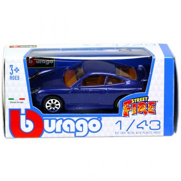 Bburago: Avtomobilček Porsche 911 Carrera - moder, 1:43 - .slika