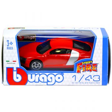Bburago: Avto Audi R8 - rdeč, 1:43 - .slika