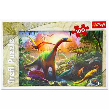 Dinosaures - puzzle de 100 pièces - .image