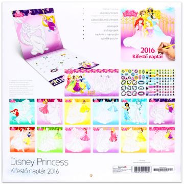 Disney princese: veliki koledar 2016 - .slika