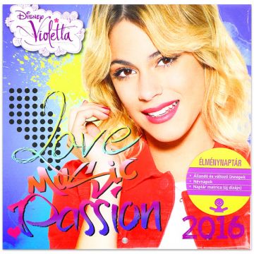 Violetta: közepes lemeznaptár 2016