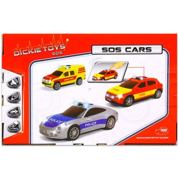 Dickie: S.O.S. Cars - Gasilski avto, 15 cm - .slika
