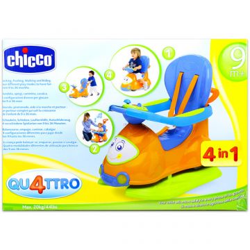 Chicco 4 v 1 avto - oranžna - .slika