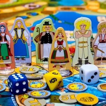 Contos populares húngaros - O jogo de tabuleiro - .Imagem