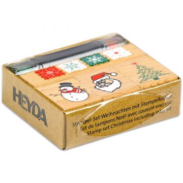 Hejda 4-delni božični žig - .slika