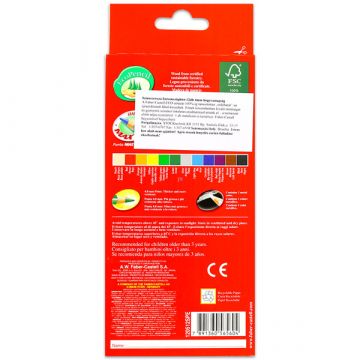 Set trikotnih barvnih svinčnikov Faber-Castell - 12 kos. - .slika