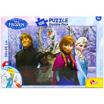 Disneyjeve princese: Frozen - pobarvanka sestavljanka s 108 kosi - .slika