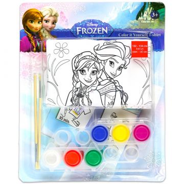 Disneyjeve princese: Frozen - Elsa in Anna Komplet za barvanje majic - 122-128 cm - .slika