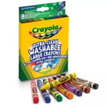 Crayola Ultra-Clean Washable: Kergesti pestav pliiats - 8 tk - .pilt