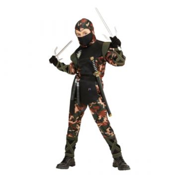 Ameriški ninja kostum - velikost 128 cm - .slika