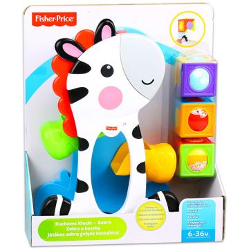 Fisher-Price: Zebra igriva s kockami z žogicami - .slika