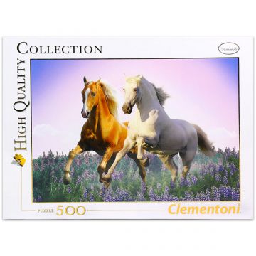 Clementoni: Konji v galopu - sestavljanka s 500 kosi - .slika