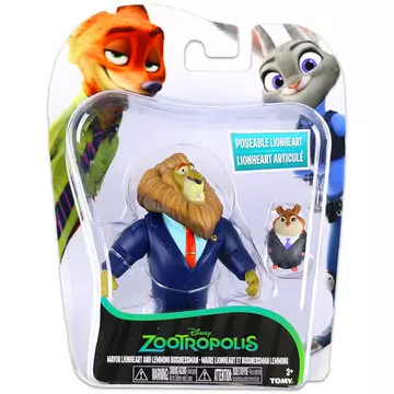 Zootropolis: Állati nagy balhé figurák - Mayor Lionheart és Lemming Businessman
